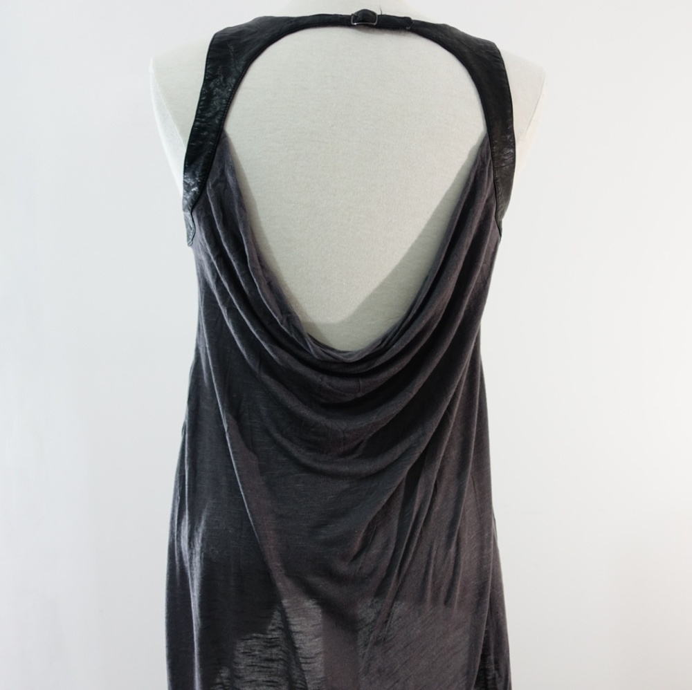 Free People Gray Tank Top low back size small - Picture 1 of 6